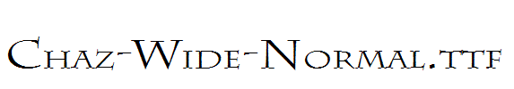 Chaz-Wide-Normal.ttf