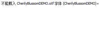 CherilyBlussomDEMO.otf