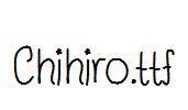 Chihiro.ttf