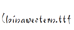 Chinawestern.ttf