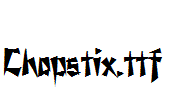 Chopstix.ttf