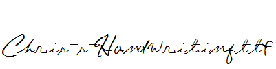 Chris-s-Handwriting.ttf