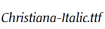 Christiana-Italic.ttf