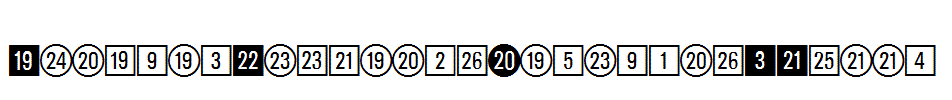 CircledNumbers-Regular-DB.ttf