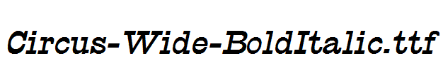 Circus-Wide-BoldItalic.ttf