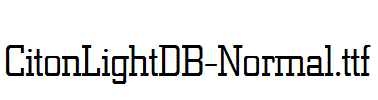 CitonLightDB-Normal.ttf