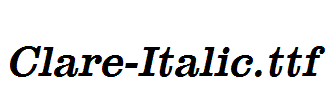 Clare-Italic.ttf