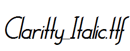 Claritty_Italic.ttf