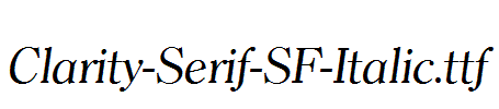 Clarity-Serif-SF-Italic.ttf