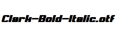 Clark-Bold-Italic.otf