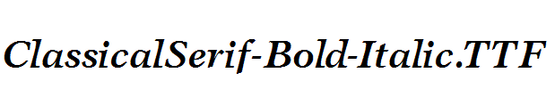 ClassicalSerif-Bold-Italic.ttf