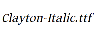 Clayton-Italic.ttf