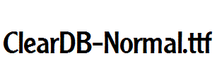 ClearDB-Normal.ttf