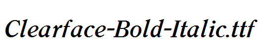 Clearface-Bold-Italic.ttf