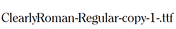 ClearlyRoman-Regular-copy-1-.ttf