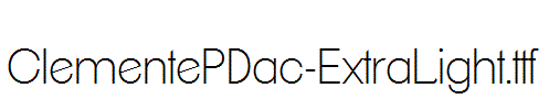 ClementePDac-ExtraLight.ttf