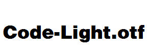 Code-Light.otf