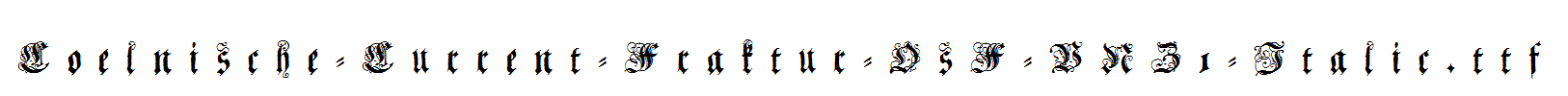 Coelnische-Current-Fraktur-OsF-UNZ1-Italic.ttf