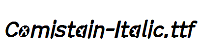 Comistain-Italic.ttf