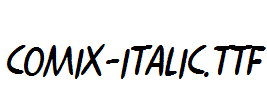 Comix-Italic.ttf