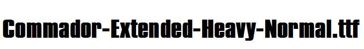 Commador-Extended-Heavy-Normal.ttf