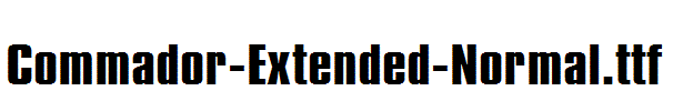 Commador-Extended-Normal.ttf