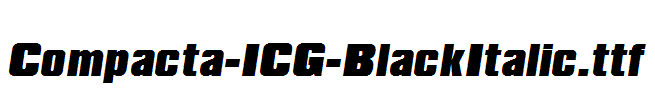 Compacta-ICG-BlackItalic.ttf