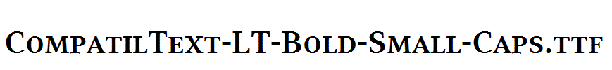 CompatilText-LT-Bold-Small-Caps.ttf