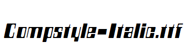 Compstyle-Italic.ttf