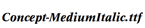 Concept-MediumItalic.ttf