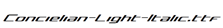 Concielian-Light-Italic.ttf