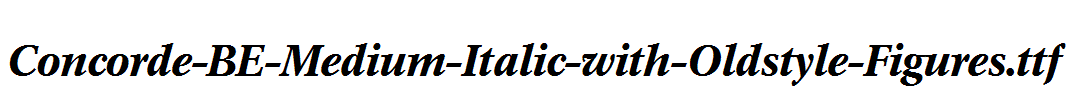 Concorde-BE-Medium-Italic-with-Oldstyle-Figures.ttf