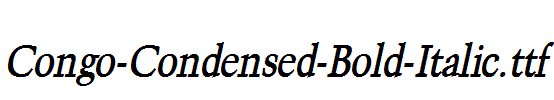Congo-Condensed-Bold-Italic.ttf