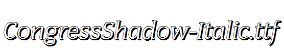 CongressShadow-Italic.ttf