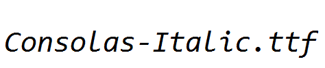 Consolas-Italic.ttf