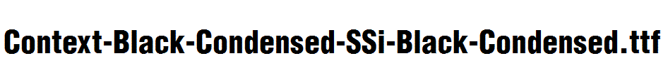 Context-Black-Condensed-SSi-Black-Condensed.ttf