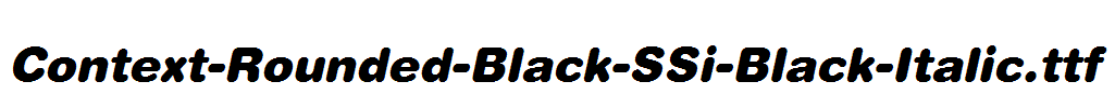 Context-Rounded-Black-SSi-Black-Italic.ttf