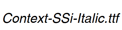 Context-SSi-Italic.ttf