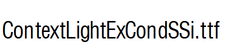 ContextLightExCondSSi.ttf