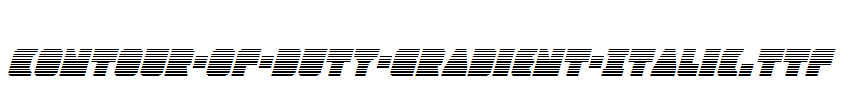 Contour-of-Duty-Gradient-Italic.ttf