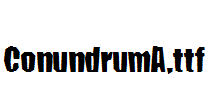 ConundrumA.ttf