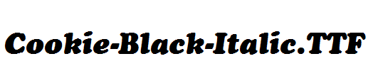 Cookie-Black-Italic.ttf