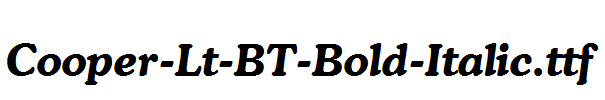 Cooper-Lt-BT-Bold-Italic.ttf