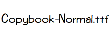 Copybook-Normal.ttf