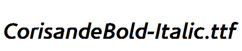 CorisandeBold-Italic.ttf