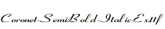 Coronet-SemiBold-Italic-Ex.ttf