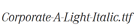 Corporate-A-Light-Italic.ttf