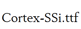 Cortex-SSi.ttf