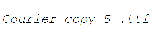 Courier-copy-5-.ttf