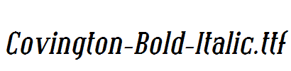 Covington-Bold-Italic.ttf